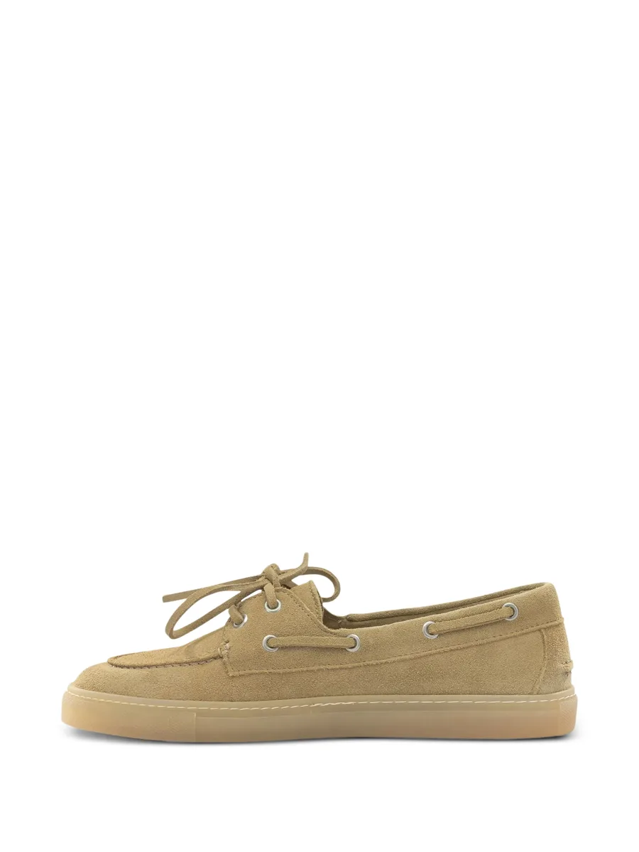 lace-up suede loafers 7