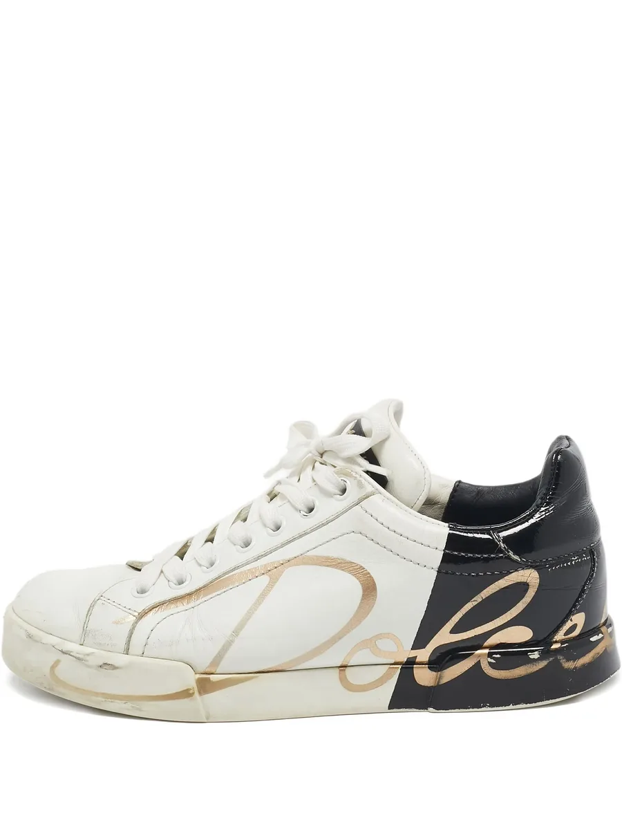 panelled sneakers 1