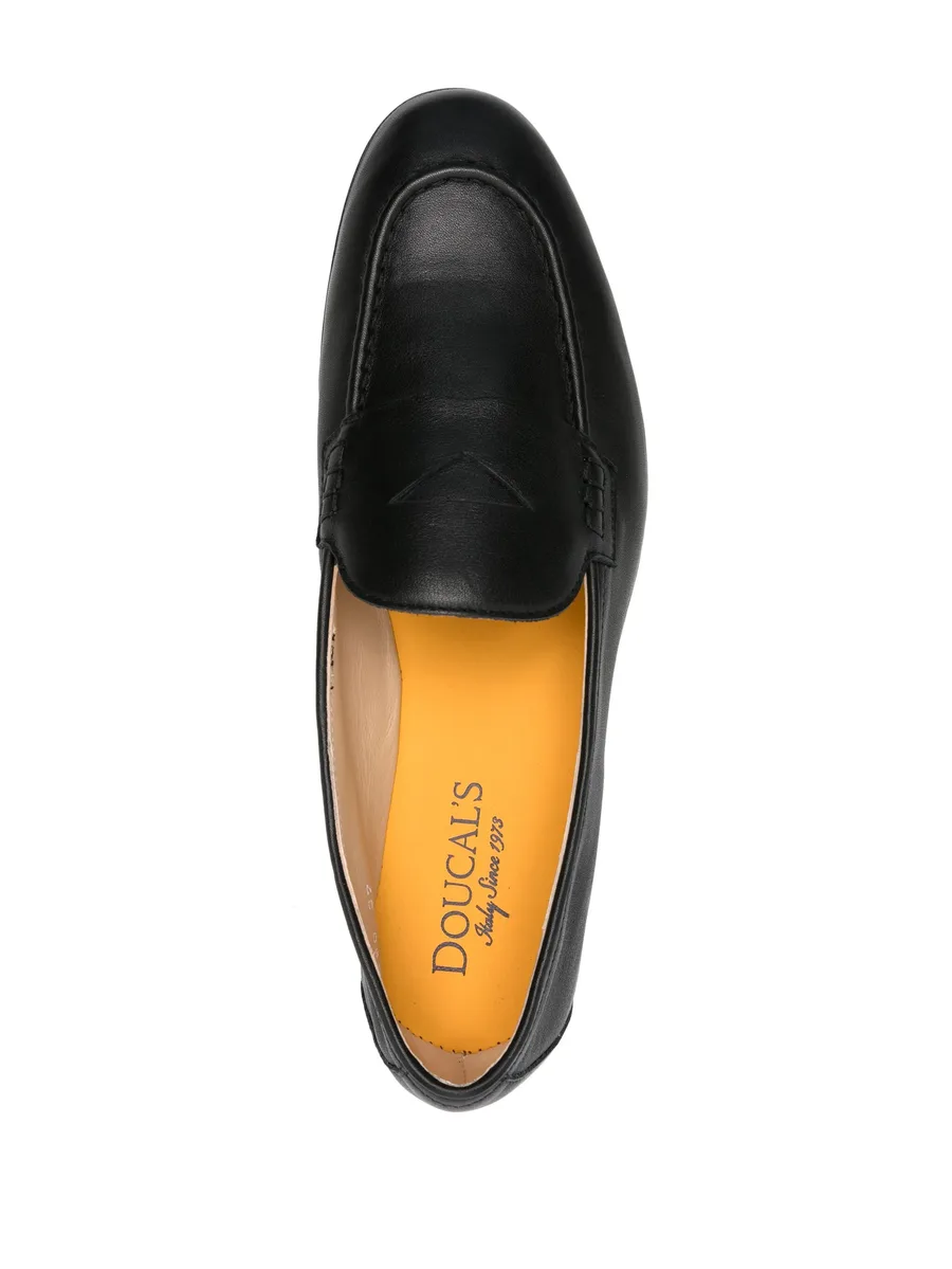 penny-slot leather loafers 8