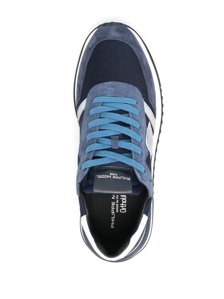 logo-patch panelled sneakers 8