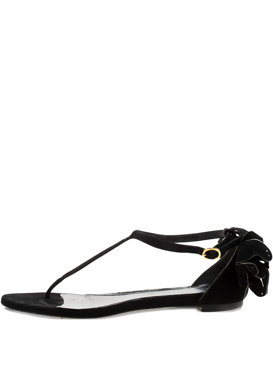 butterfly-detail leather sandals 2