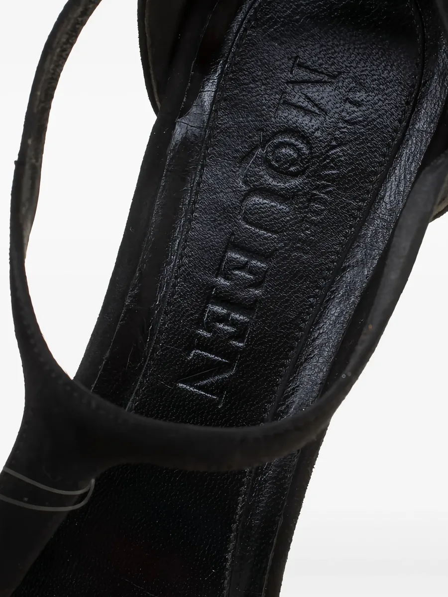 butterfly-detail leather sandals 9