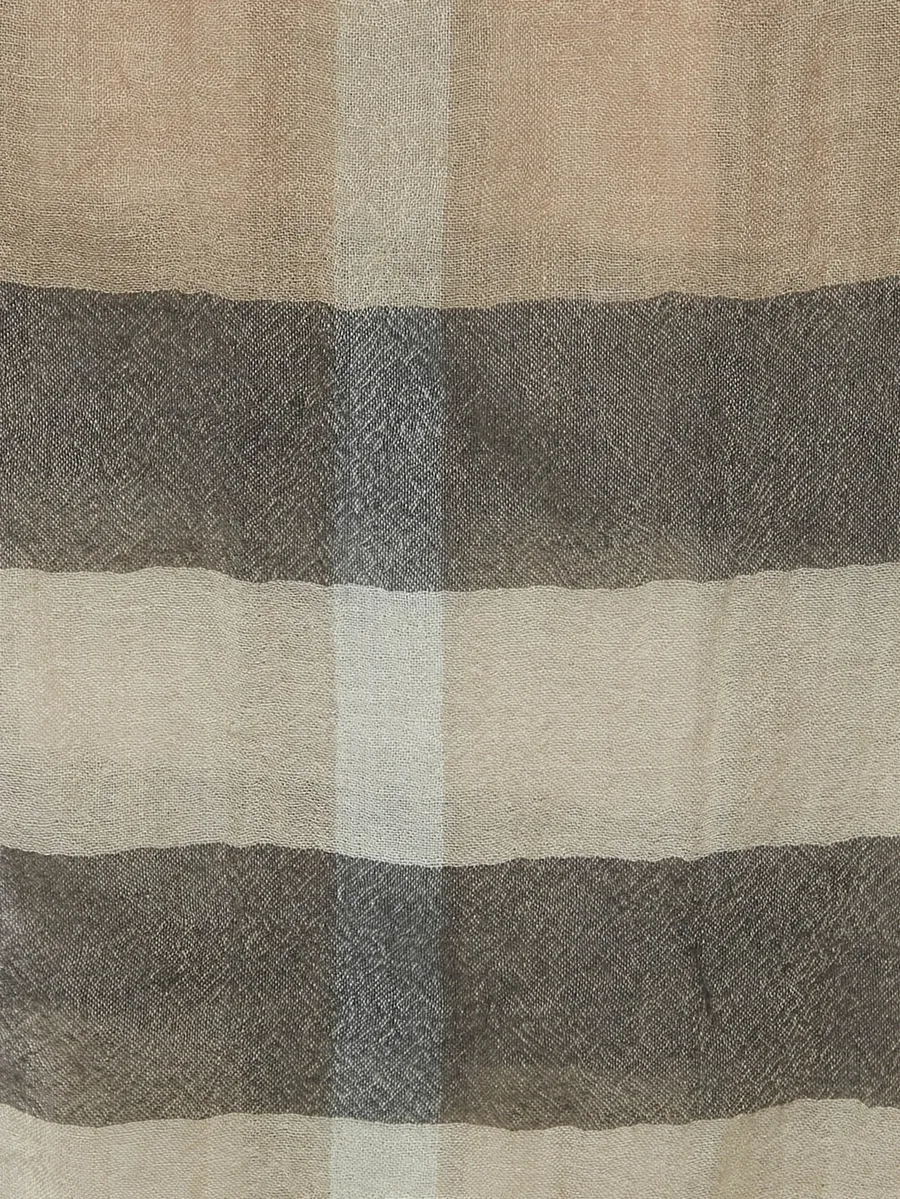 Nova check woven shawl 8