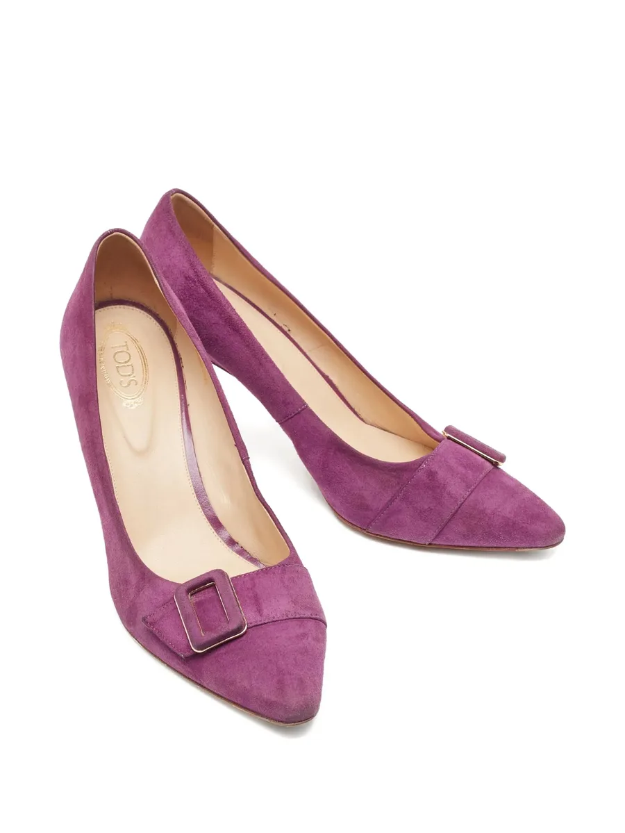 buckle-detail pointed-toe pumps 6