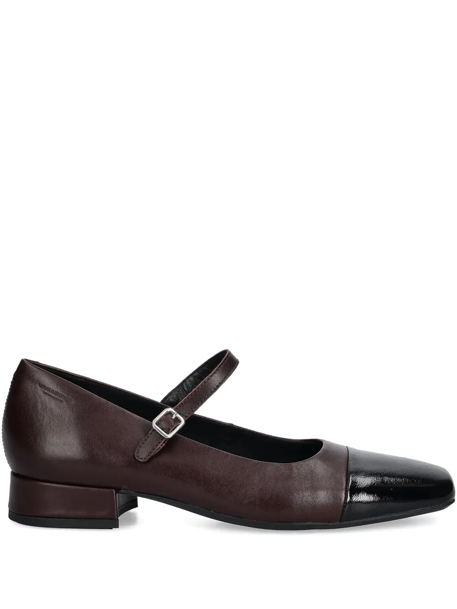 25mm Debbi contrasting-toe strap pumps 2