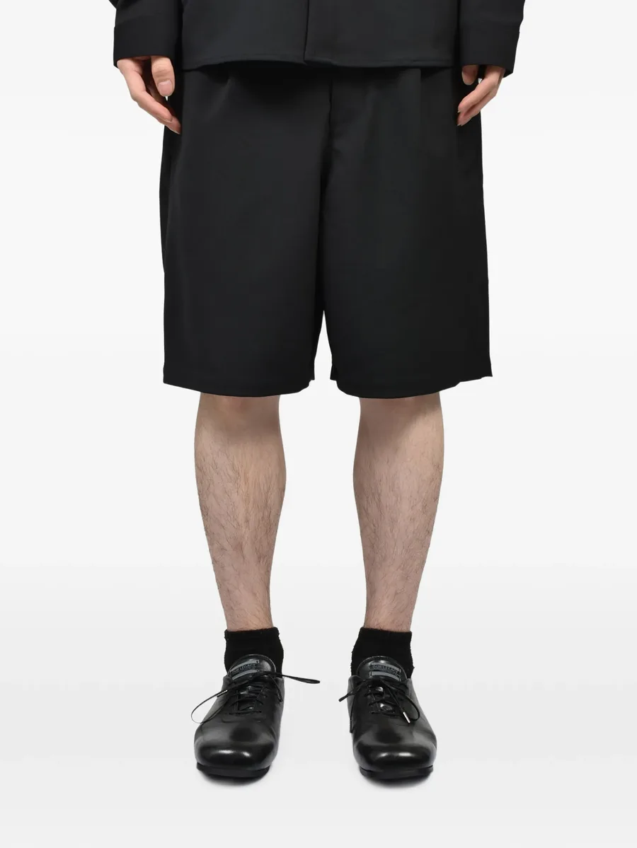 pleated tailored shorts 1