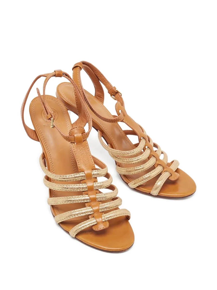 pre-owned strappy heeled sandals 13