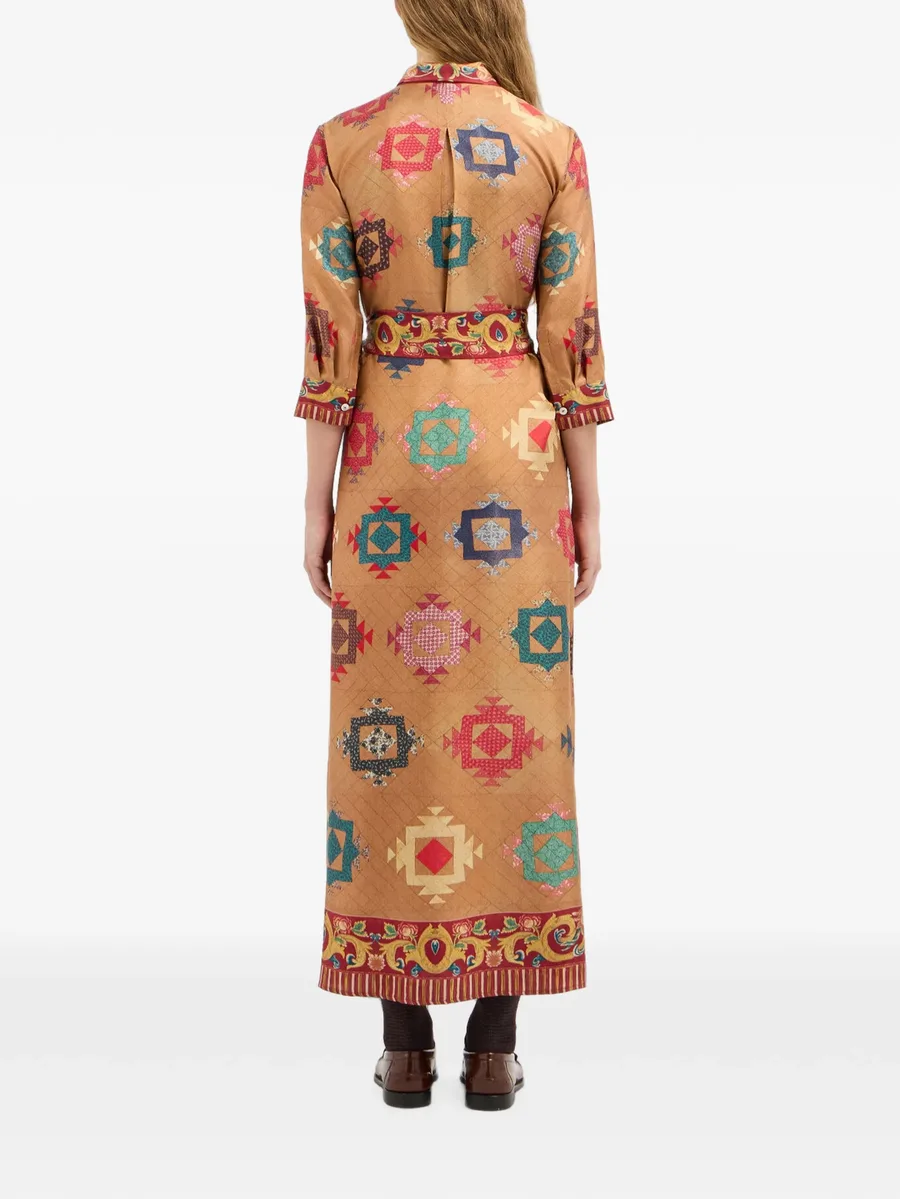 Aloe geometric-print maxi dress 4