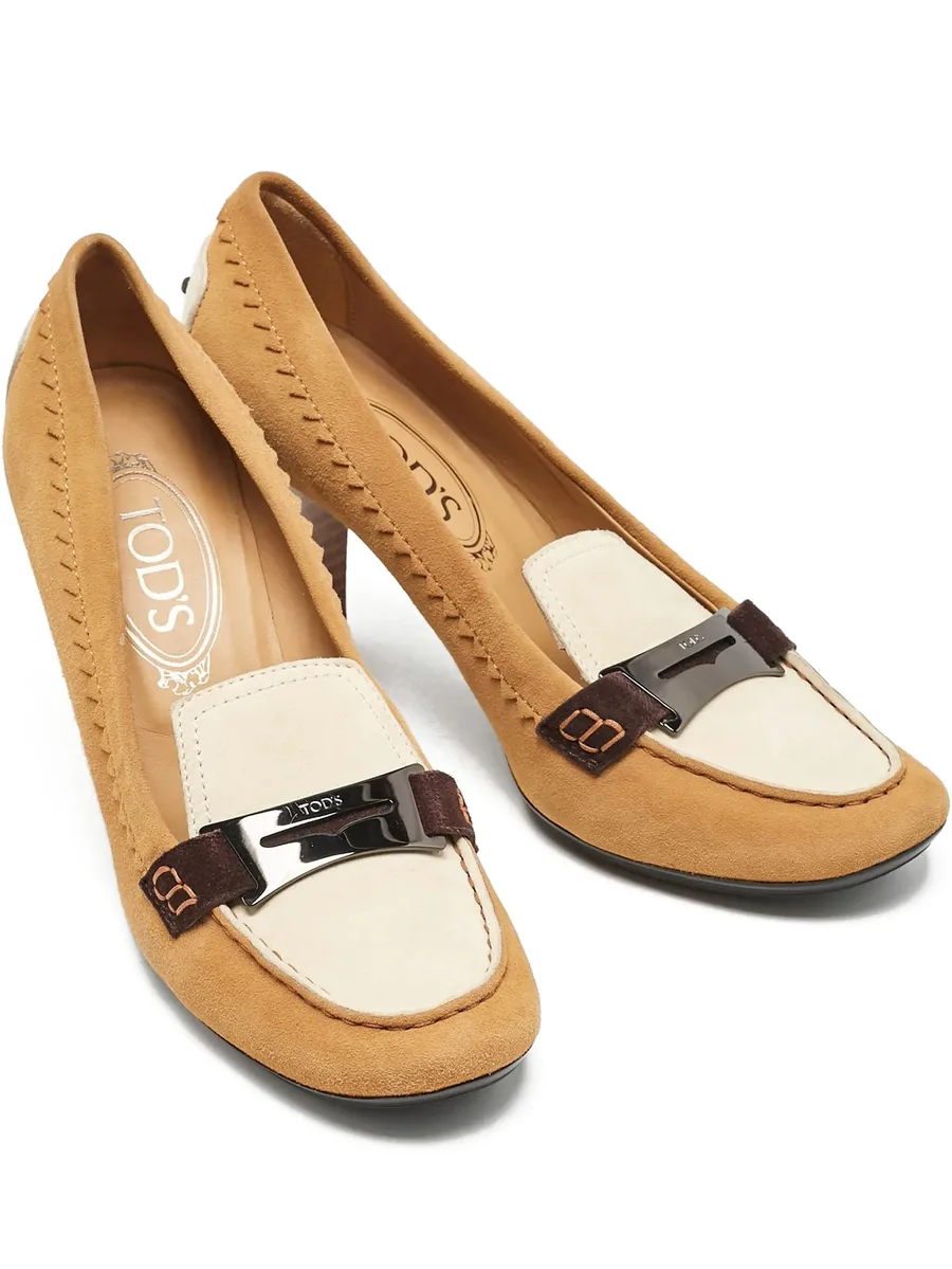 suede penny pumps 2