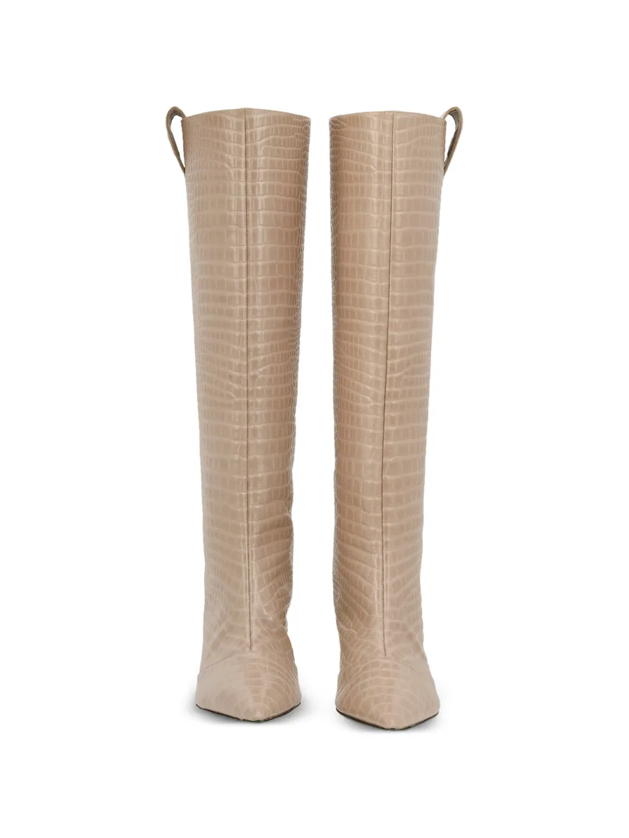 croco-print logo boots 7