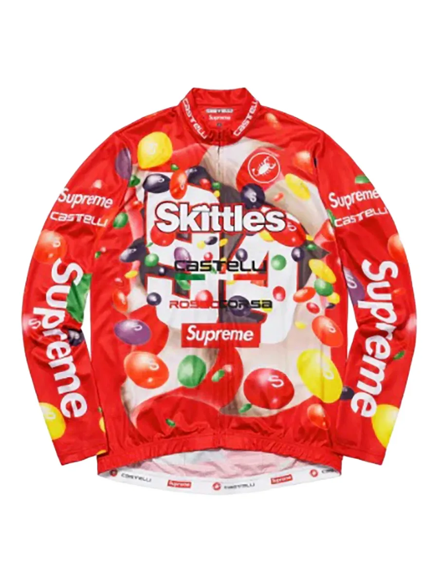 облегающий топ с длинными рукавами из коллаборации с Skittles x Castelli 1