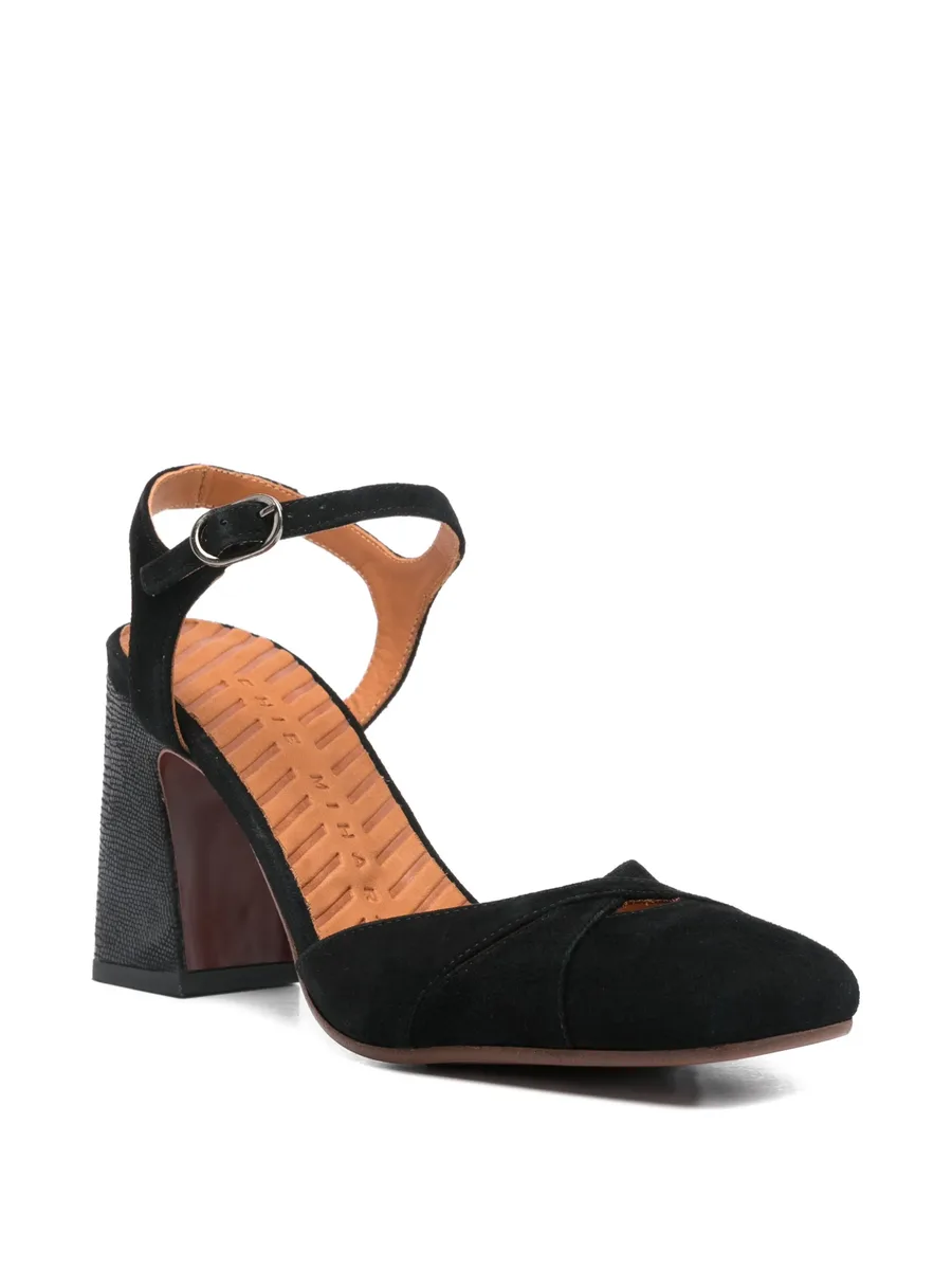 Oidina criss-cross ankle-strap pumps 4