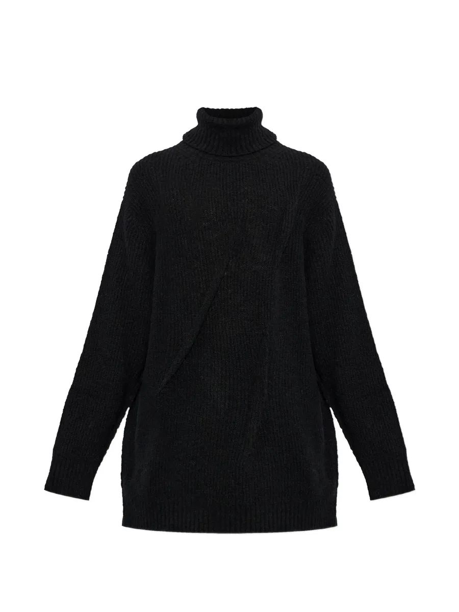 ribbed-knit turtleneck sweater 1