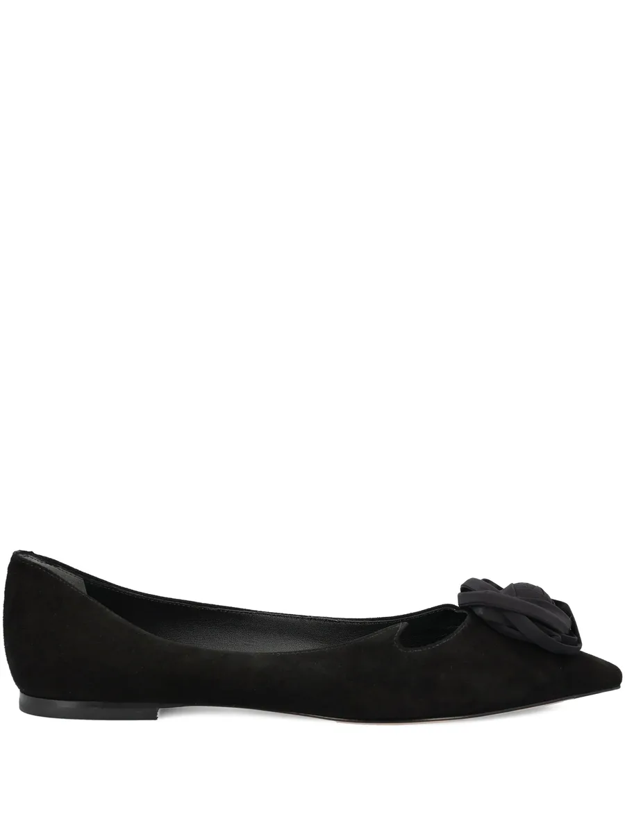 декорированные балетки с заостренным носком 1