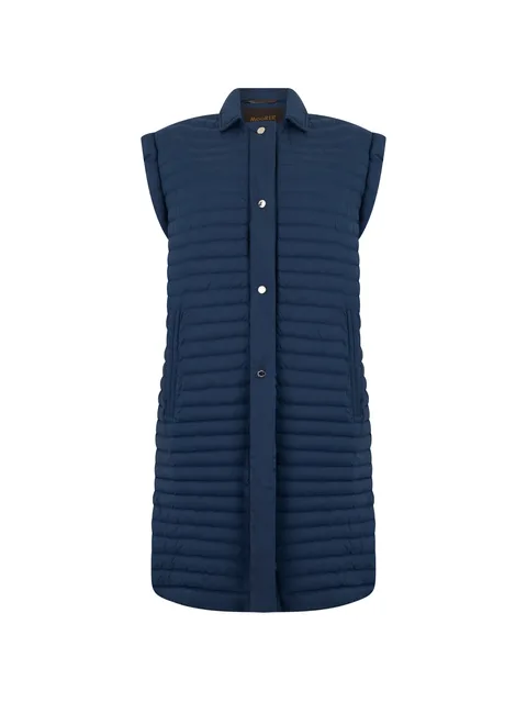quilted sleeveless jacket