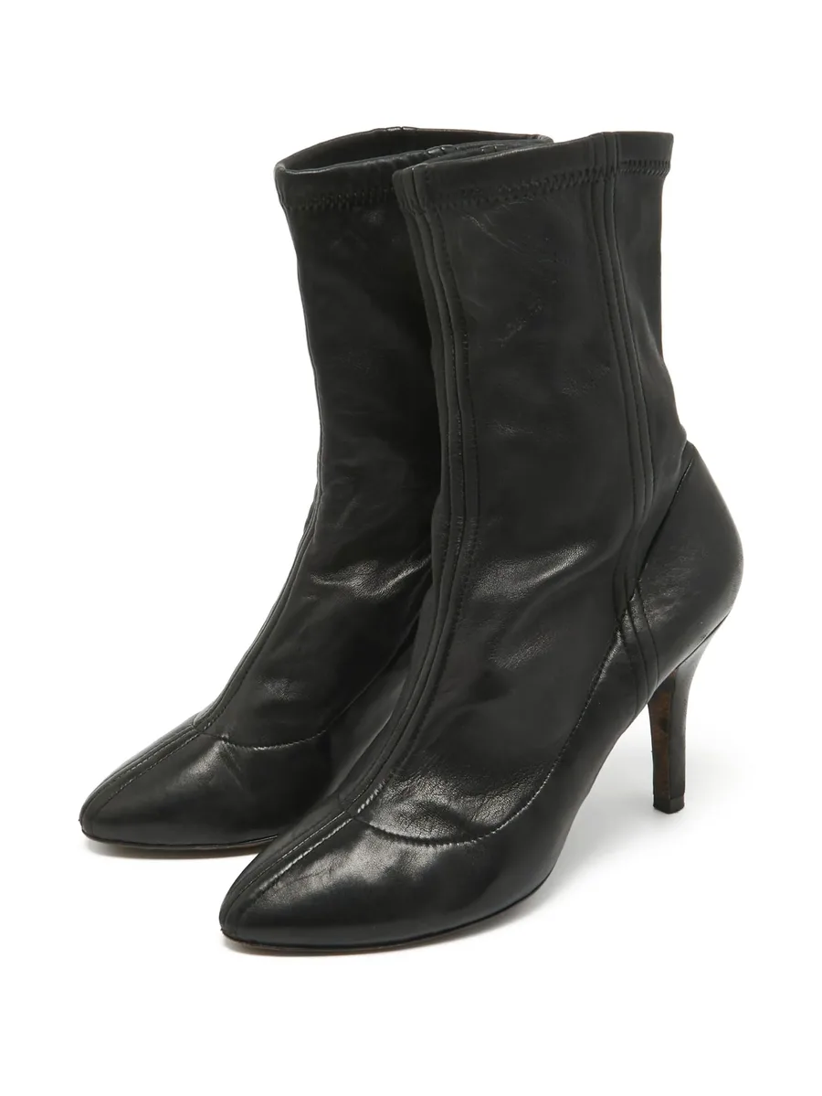110mm leather ankle boots 3