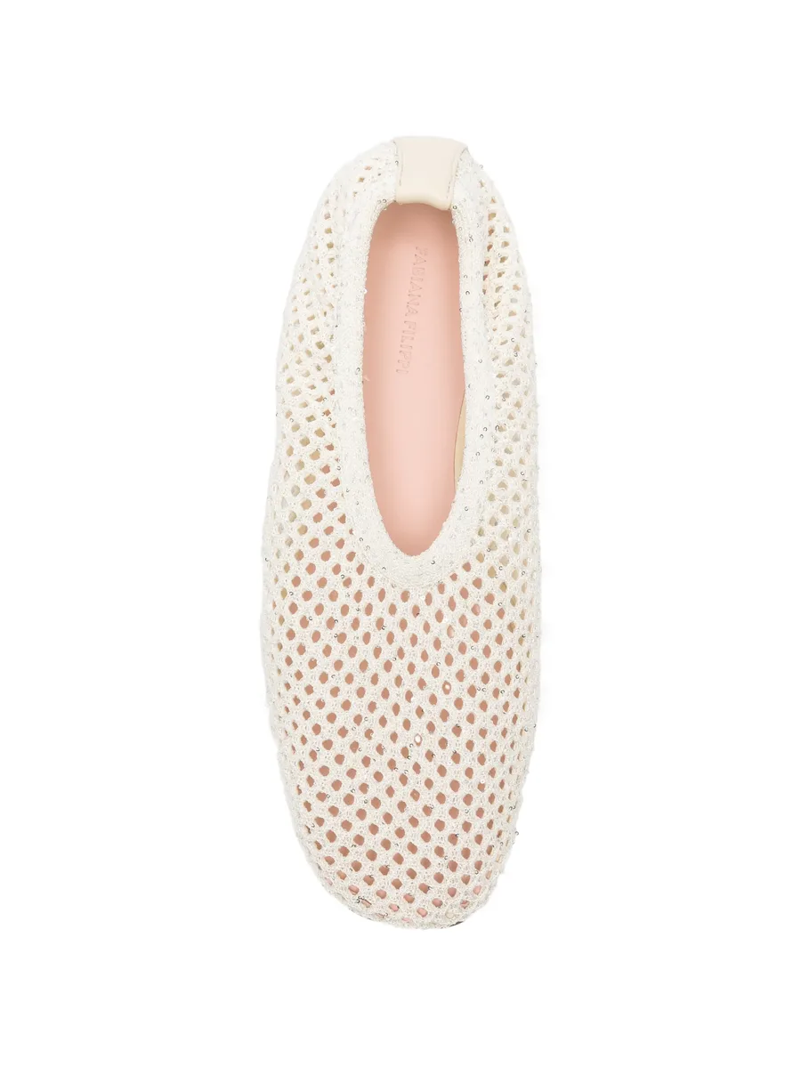 sequin-embellished ballet flats 7