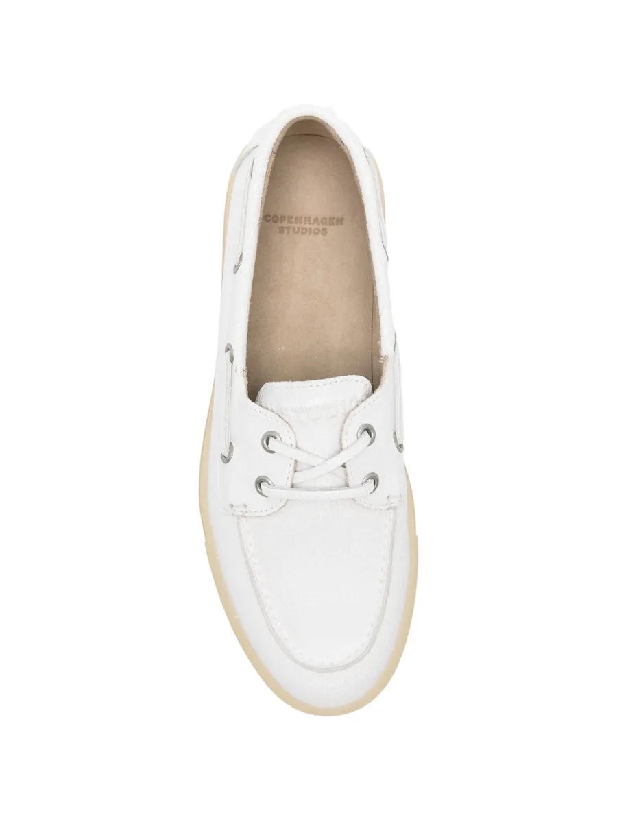 tie-fastening leather loafers 7