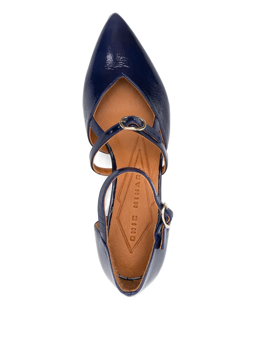 30mm double-buckle heeled pumps 7