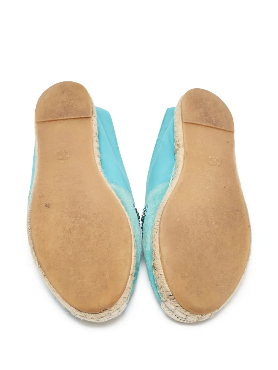 embellishment jute flat espadrilles 9