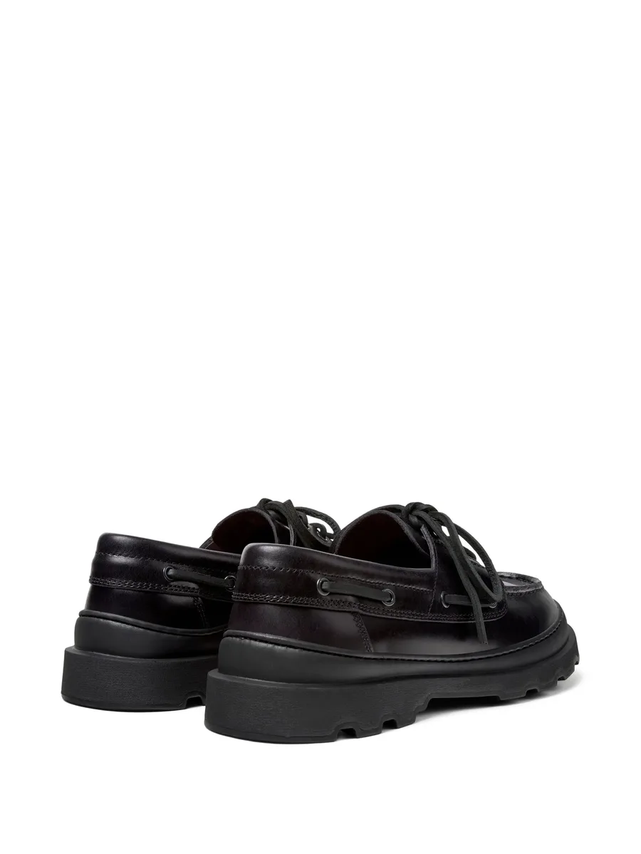 Brutus leather lace-up loafers 7