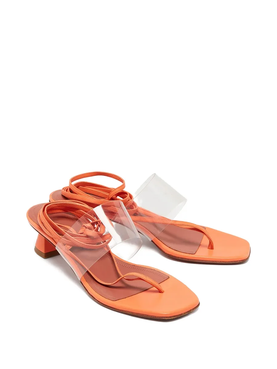 leather heeled sandals 4
