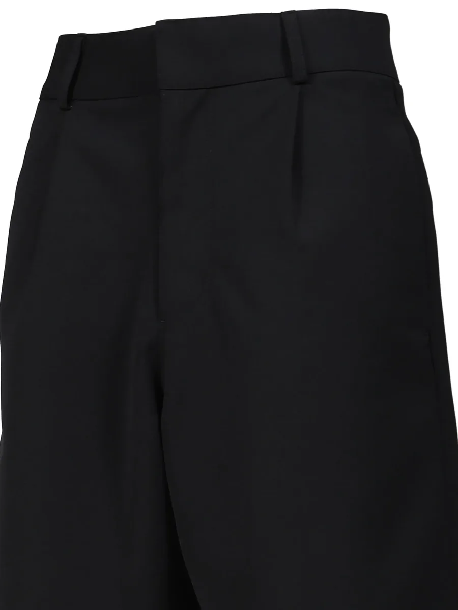 pleated tailored shorts 5