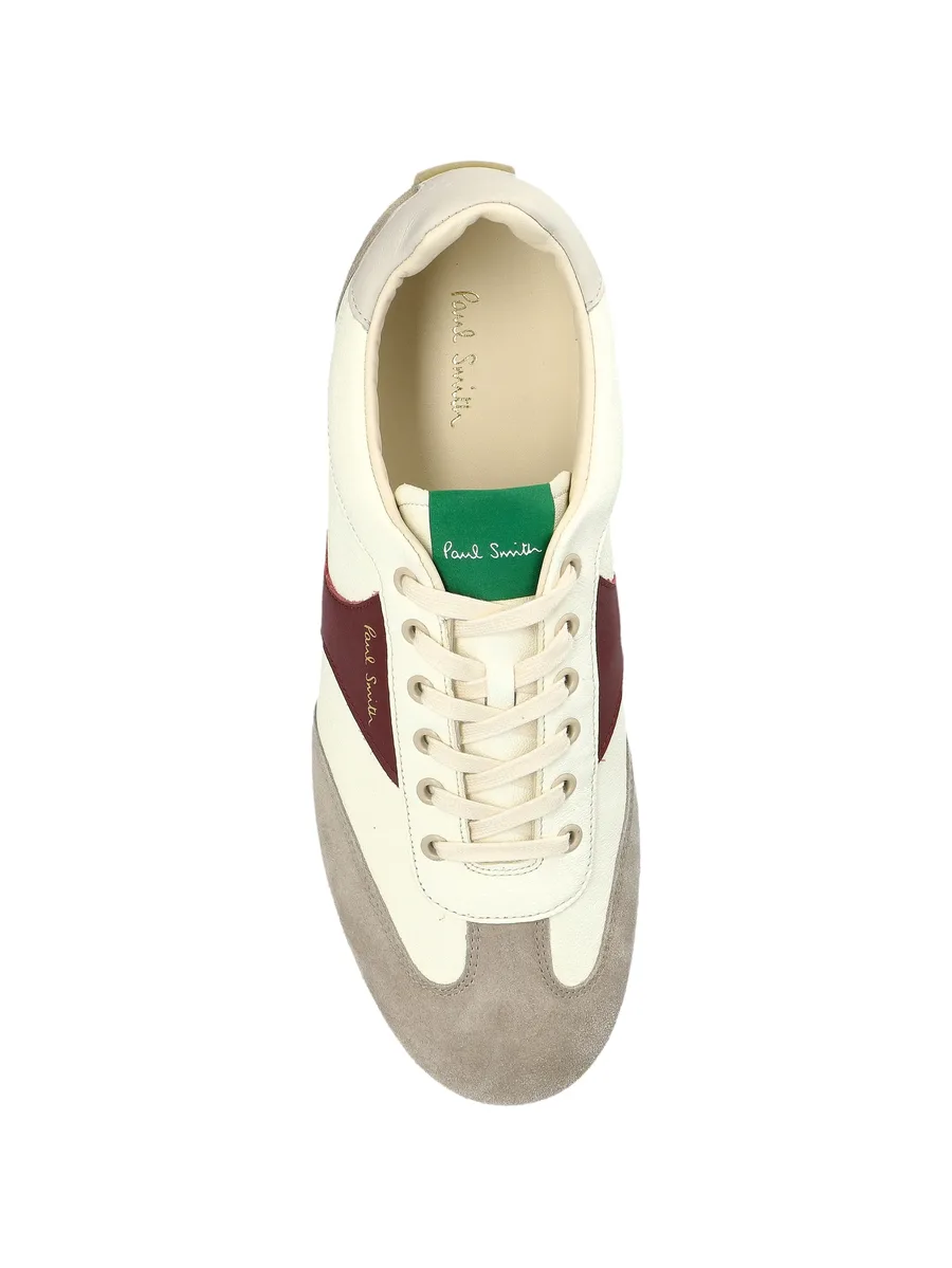 suede panelled sneakers 6