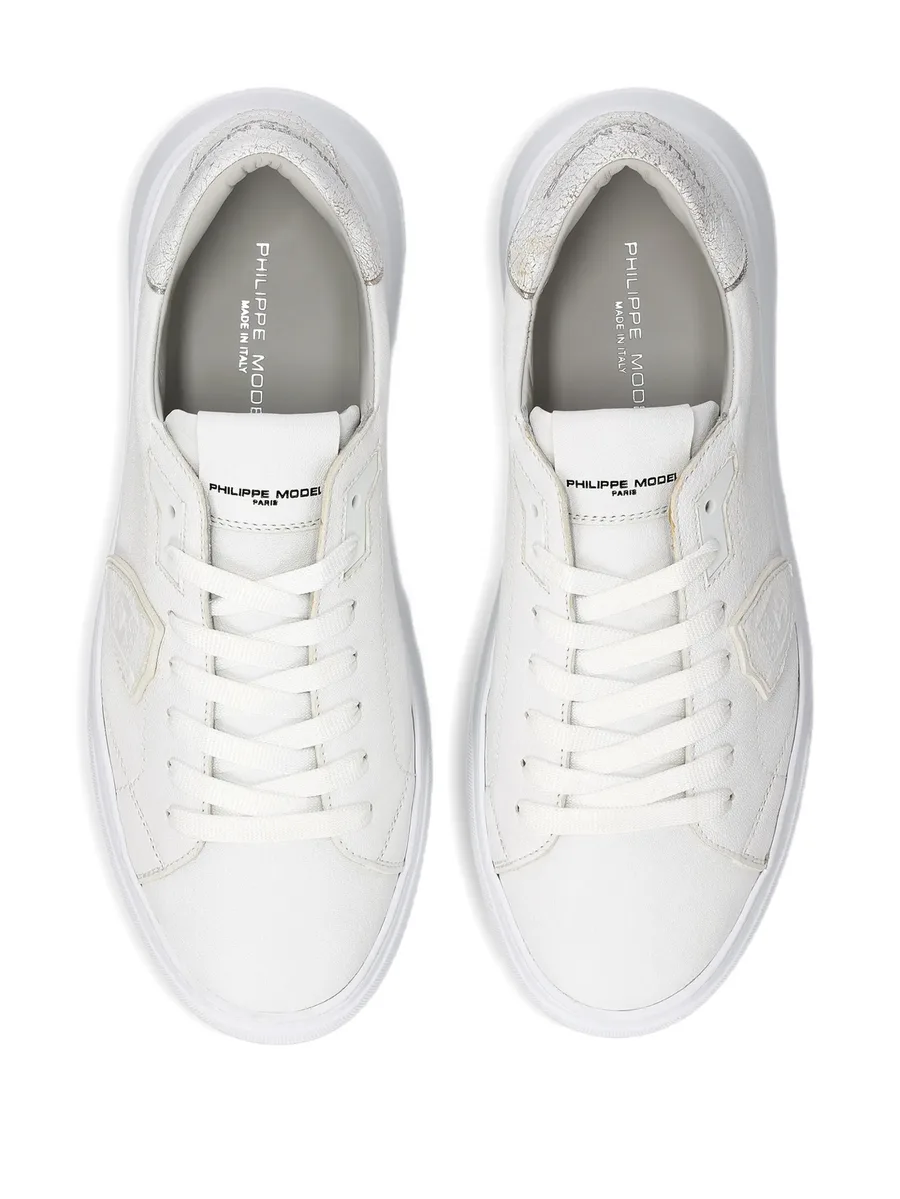 Temple round-toe sneakers 7