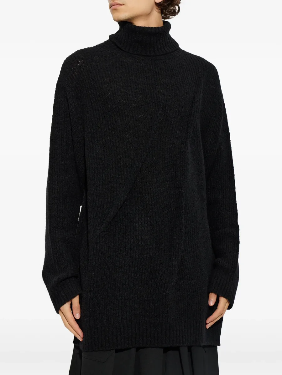 ribbed-knit turtleneck sweater 3