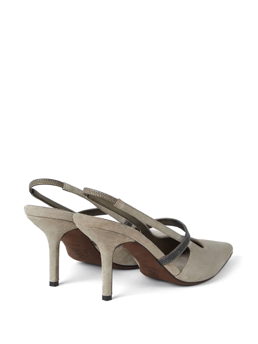 80mm slingback suede pumps 6