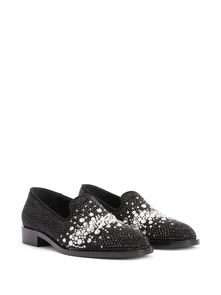Matildha crystal-embellished loafers 4