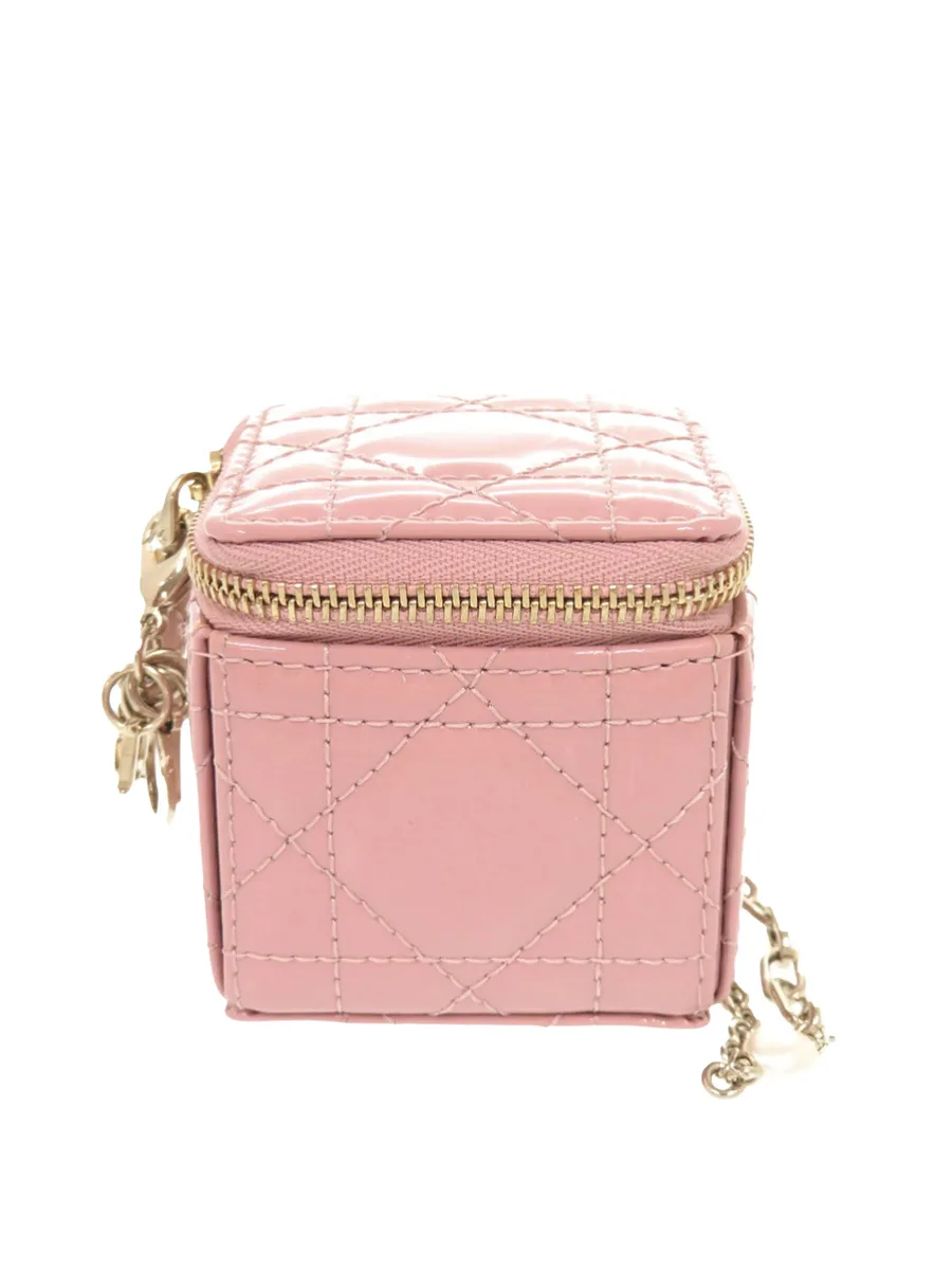 клатч Micro Patent Cannage Lady Dior Cube (2022 год) 1