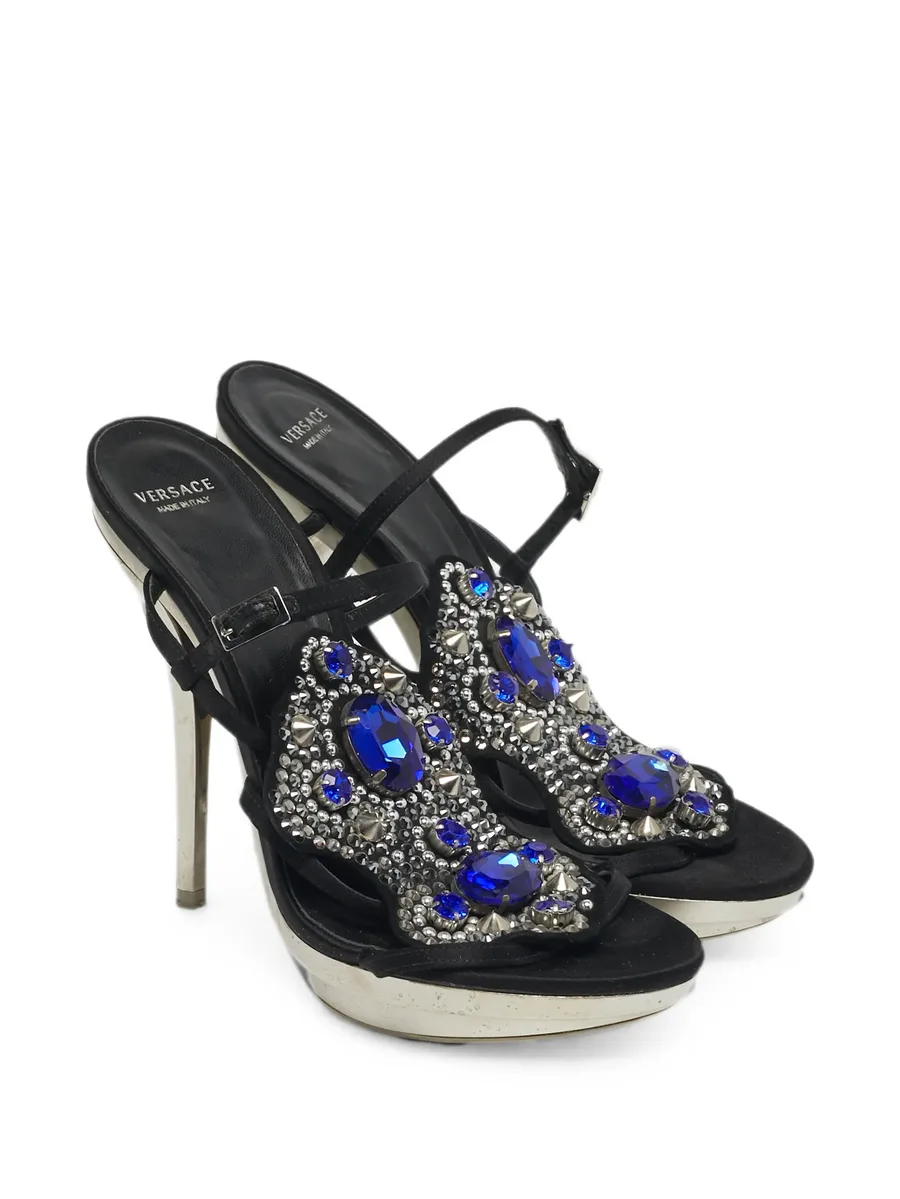 crystal-embellished slingback sandals 3