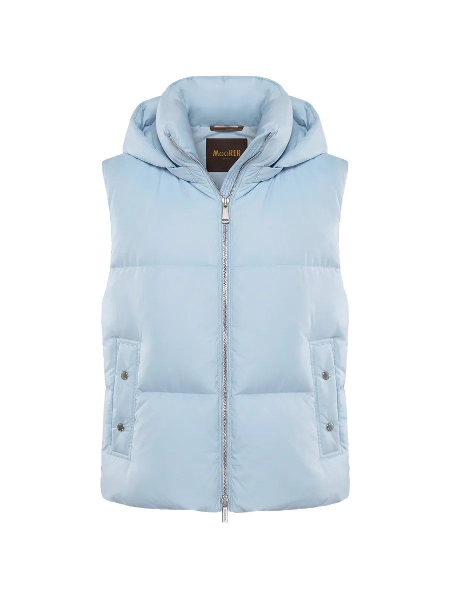 quilted hooded gilet 1