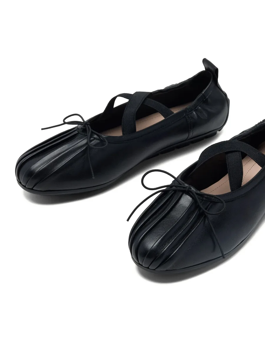 Grip cross-strap ballet flats 7