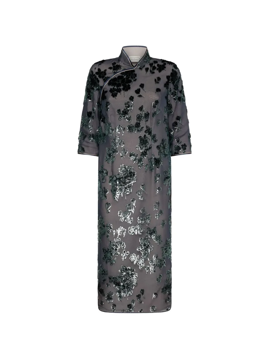 Vefio floral-detail midi dress 1