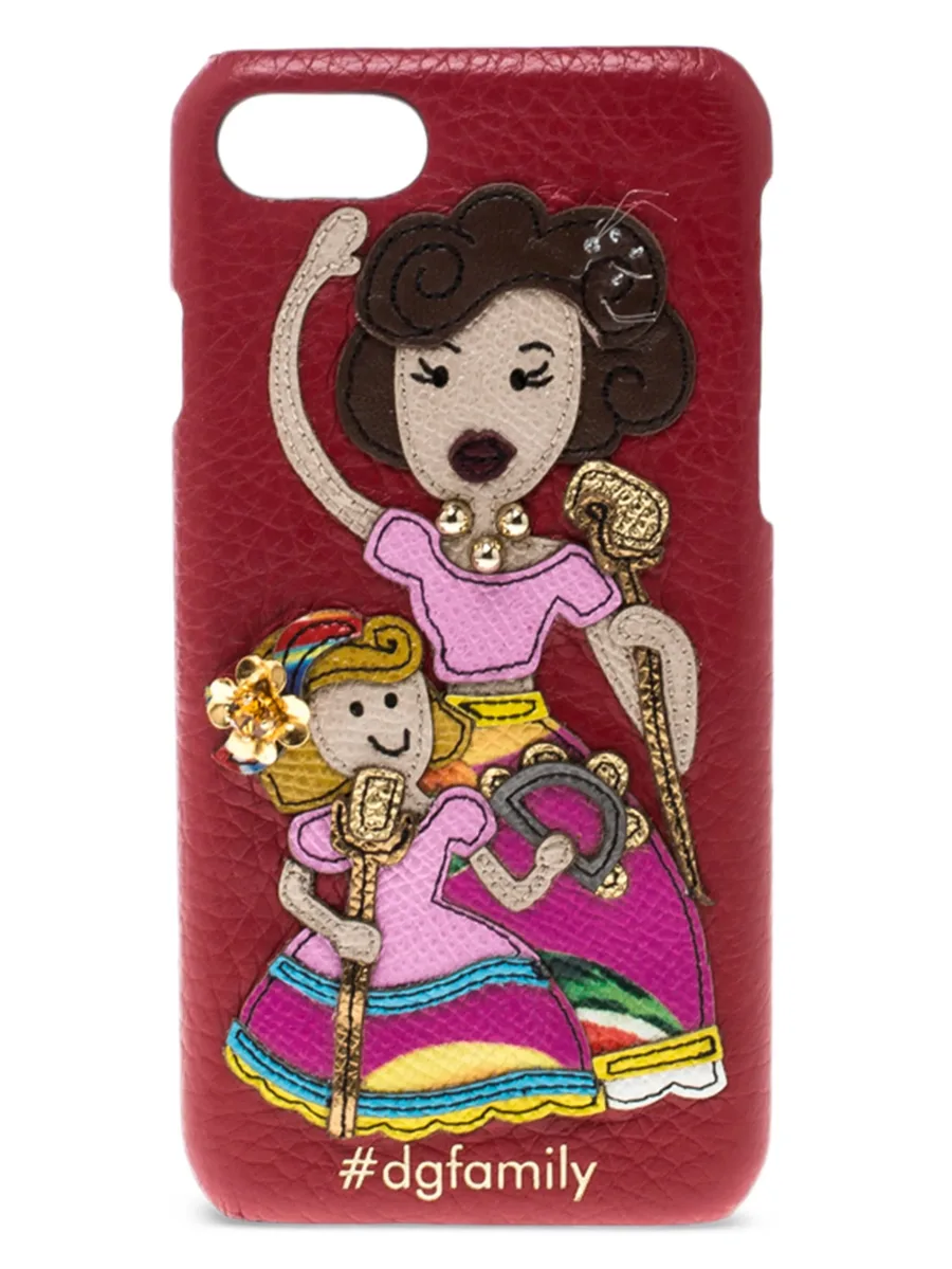 Family leather iPhone 6 phone case 2