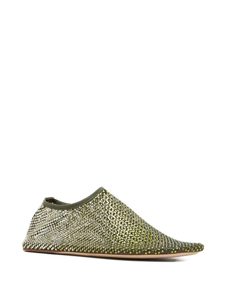 Minette crystal-embellished ballet flats 3