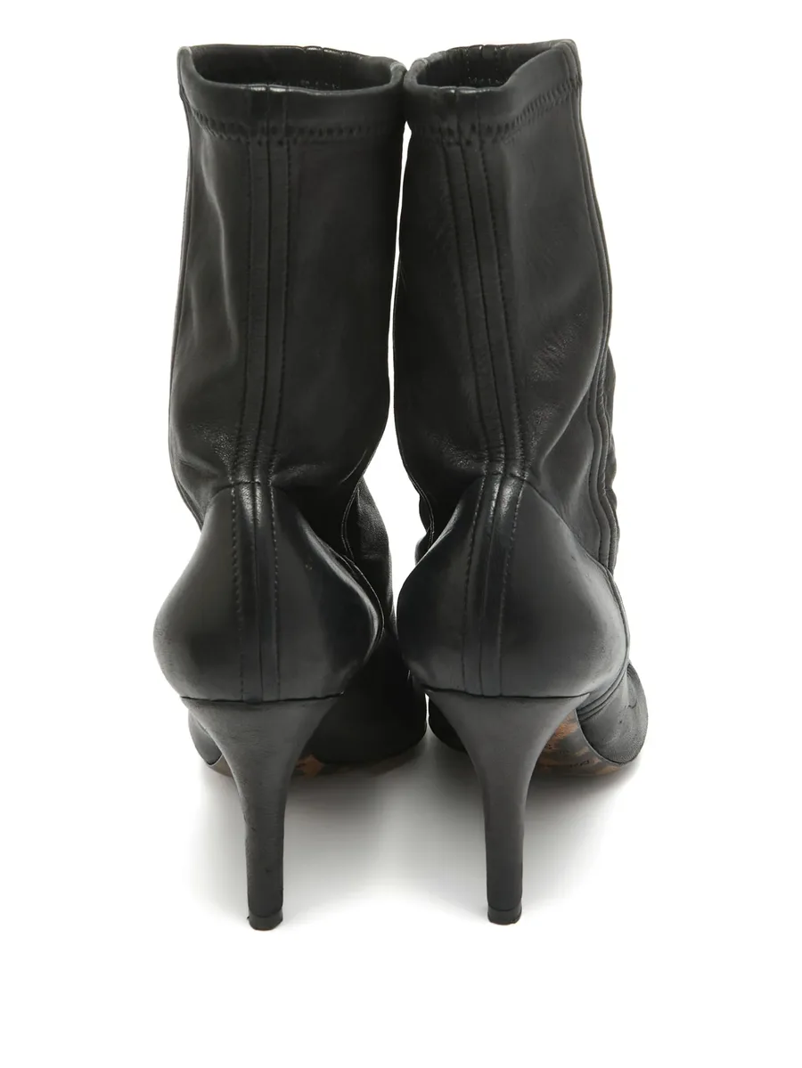 110mm leather ankle boots 5