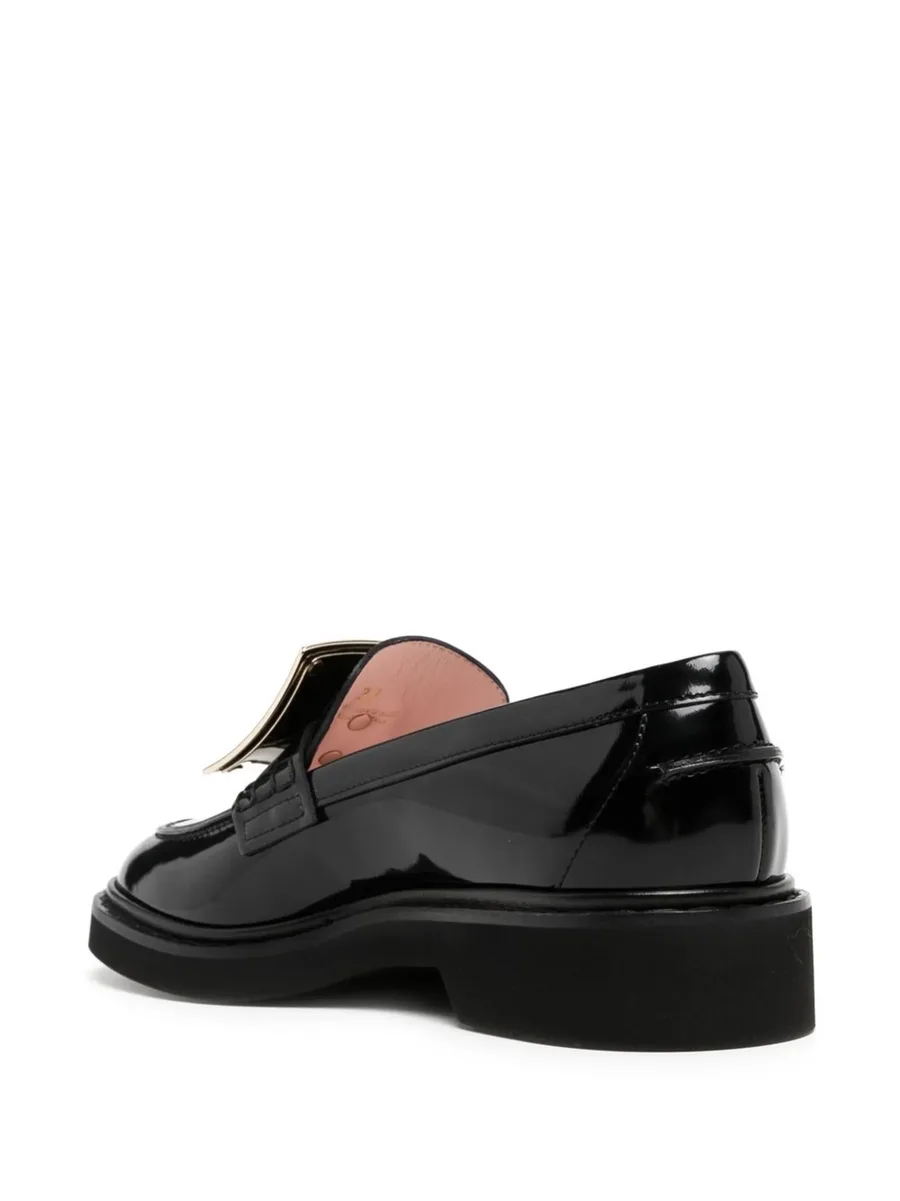 buckle-detail leather loafers 5