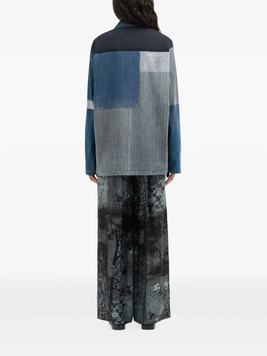 Amadobis patchwork denim oversirt 4