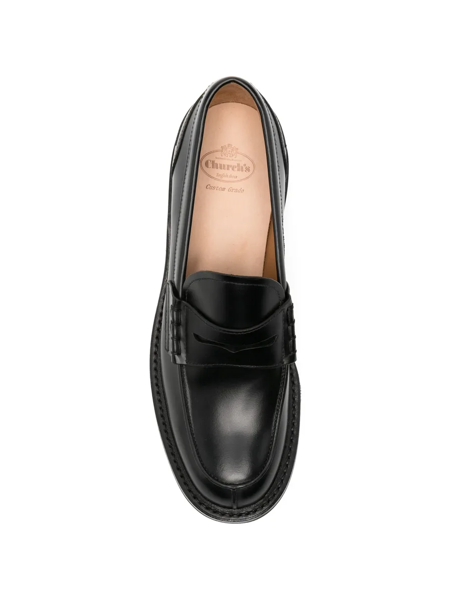 chunky-sole penny loafers 7