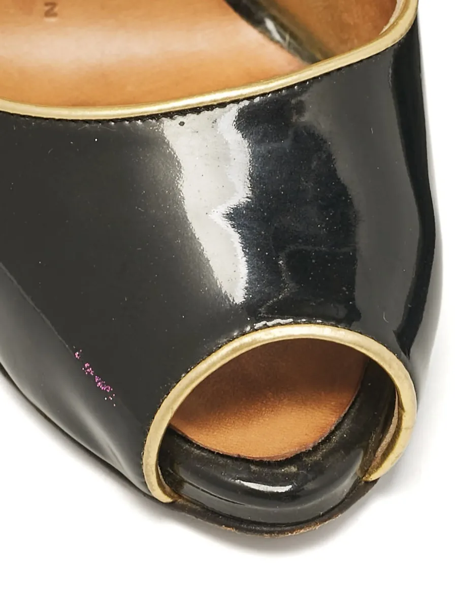 pre-owned 110mm peep-toe pumps 13