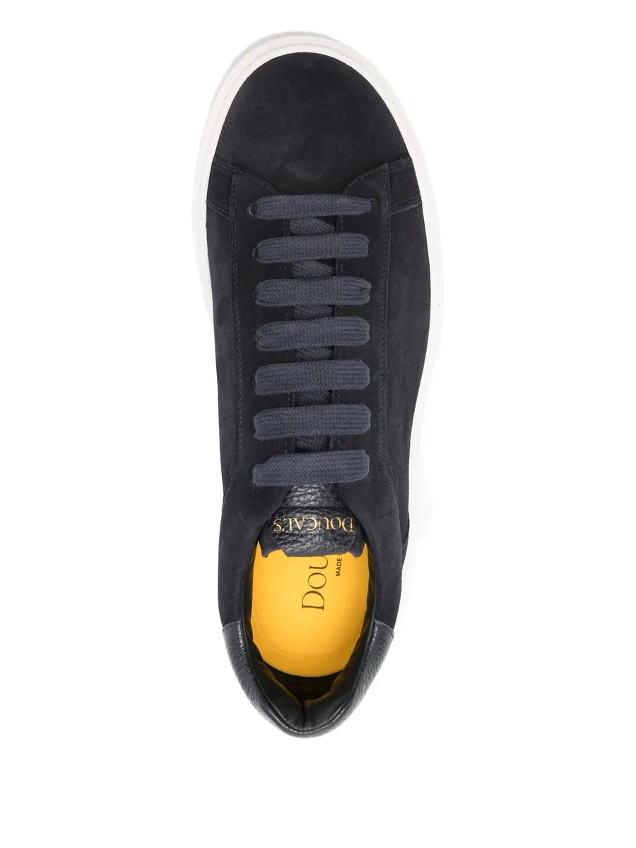 Clay suede lace-up sneakers 8