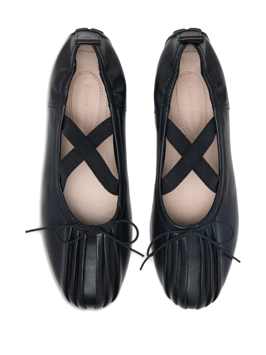 Grip cross-strap ballet flats 4