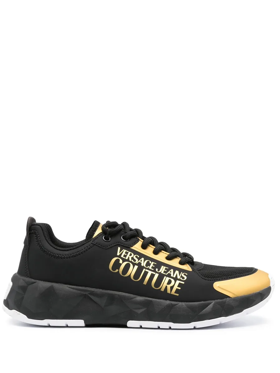 logo-print low-top sneakers 1