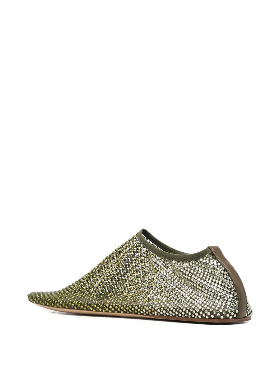 Minette crystal-embellished ballet flats 5