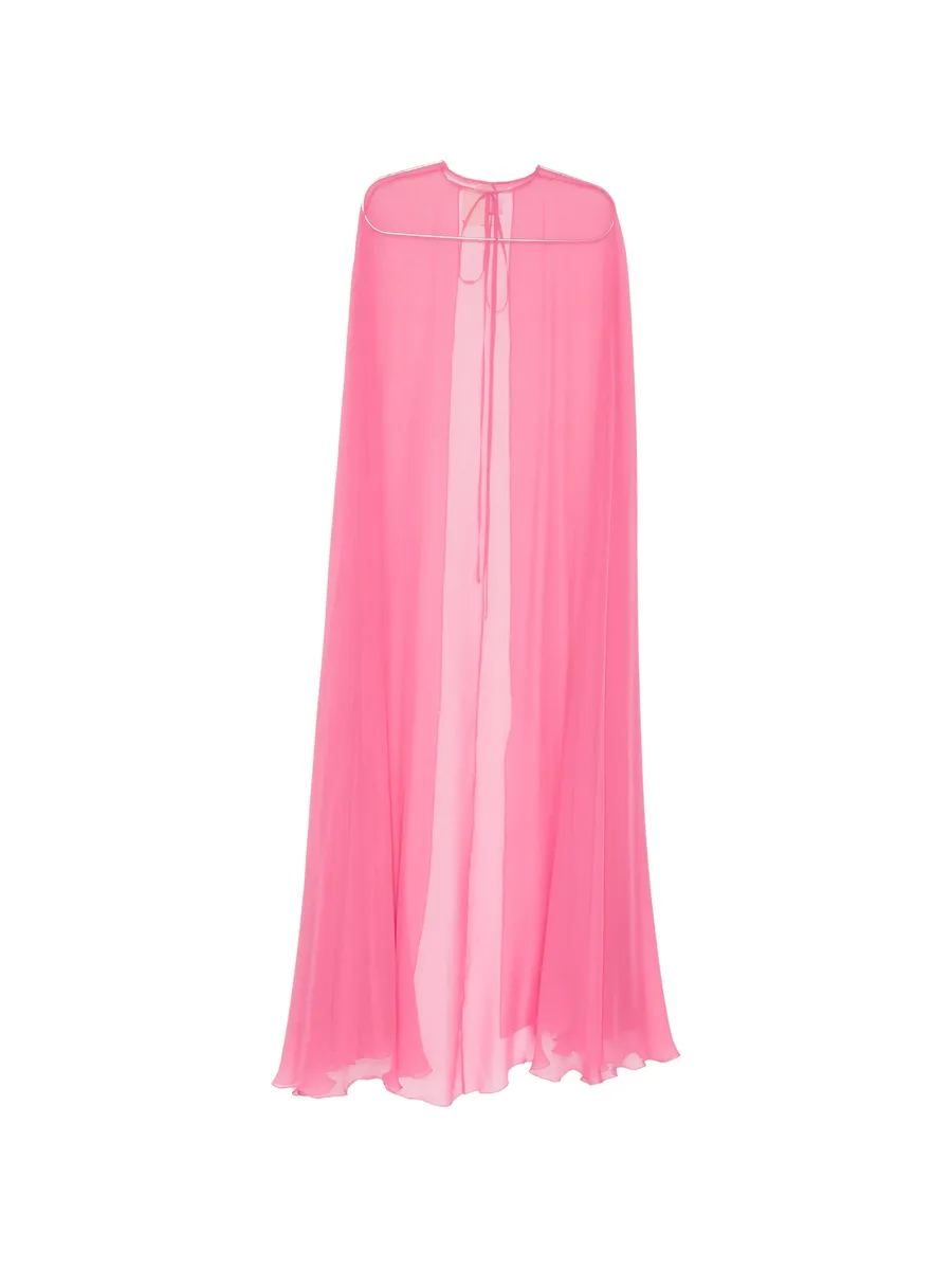 silk chiffon cape 2