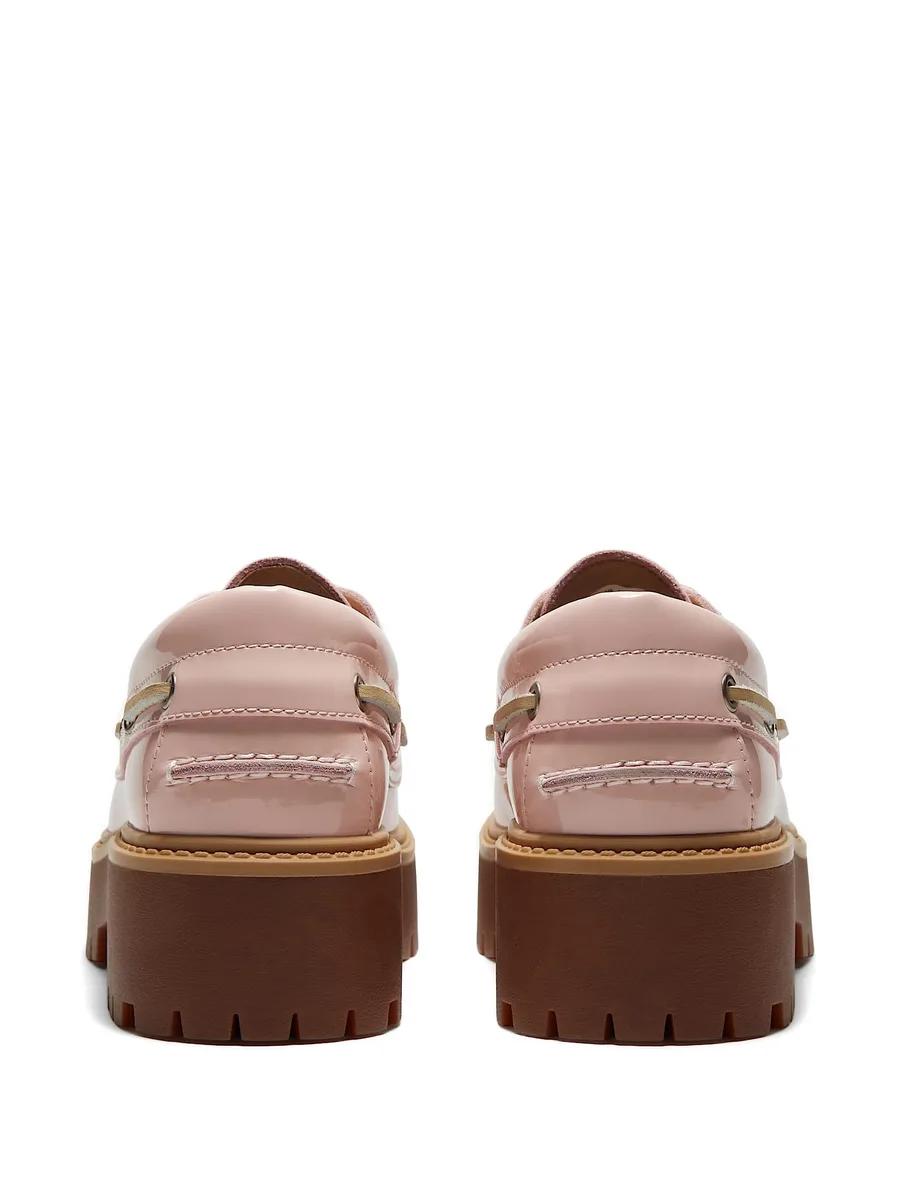 Stone Street patent leather boat loafers 5